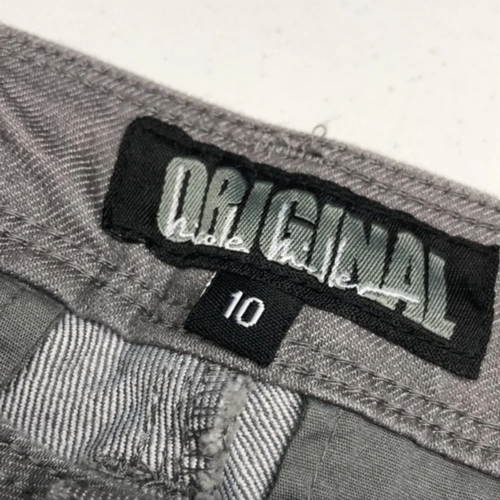 LIKE NEW NICOLE MILLER GRAY ORIGINAL STRAIGHT JEANS 10/30x32 ⭐️